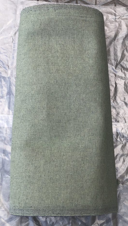 Ткань брезент хаки ГОСТ 15530-93 с огнеупорной пропиткой арт. 135Л ш. 90 см, пл. 310 г.м2 от компании ФлёрТекс