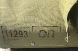 Ткань брезент хаки ГОСТ 15530-93 с огнеупорной пропиткой арт. 11293 ш. 90 см, пл. 480 г.м2 от производителя ФлёрТекс Иваново