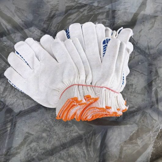 Перчатки 100% хб с ПВХ (рисунок волна) 5-нитка от производителя ФлёрТекс Иваново