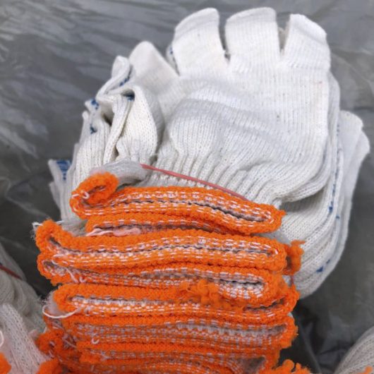 Перчатки трикотажные хозяйственные рабочие 100% хб с ПВХ (рисунок волна) 5-нитка от компании ФлёрТекс Иваново