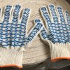 Перчатки трикотажные хозяйственные рабочие 100% хб с ПВХ (рисунок волна) 5-нитка от производителя ФлёрТекс